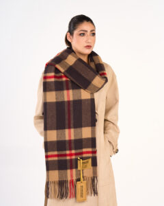 High-end designer cashmere scarves