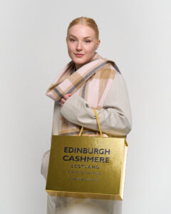 Edinburgh cashmere shop and Scottish mills